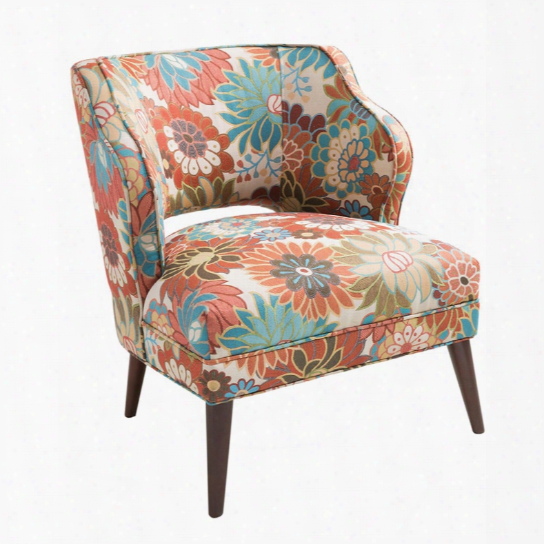Madison Park Cody Armless Mod Chair In Floral