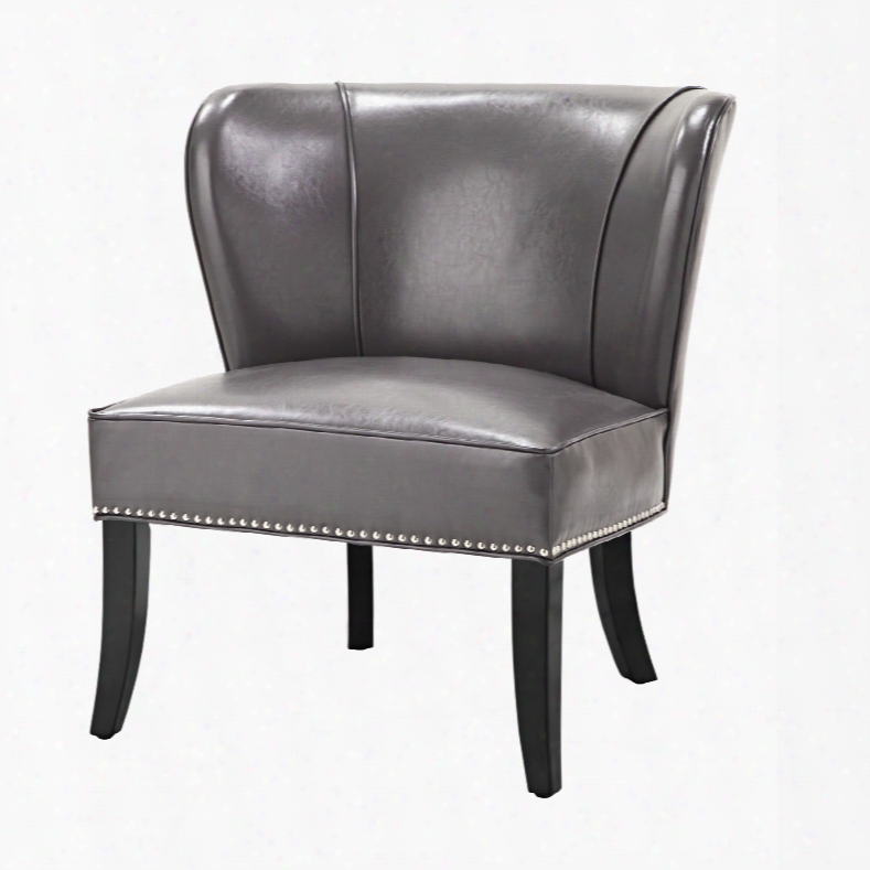 Madison Park Hilton Accent Chair In Grey