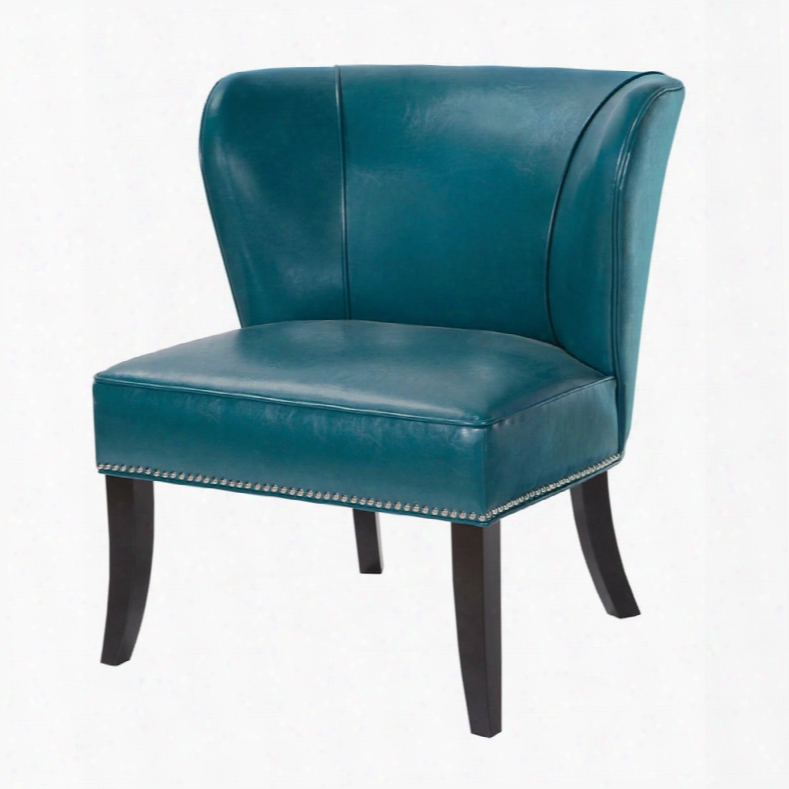 Madison Park Hilton Accent Chair In Peacock