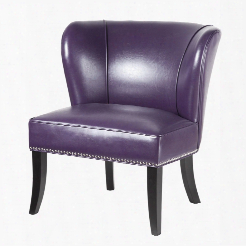 Madison Park Hilton Accent Chair In Purple