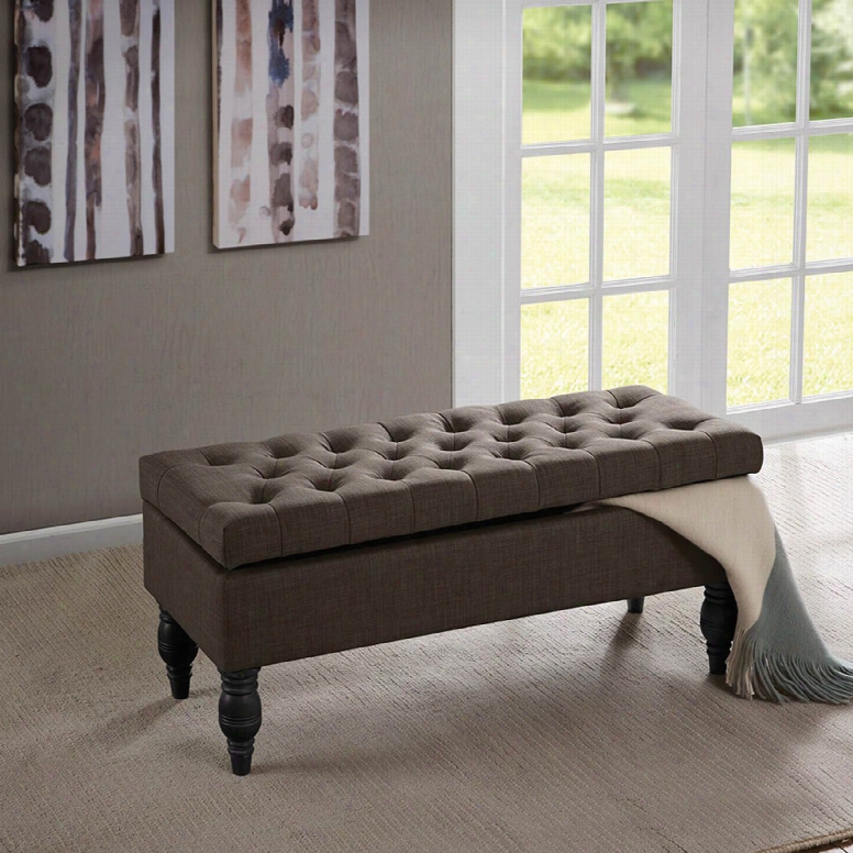 Madison Park Luxe Bench In Roma Granite
