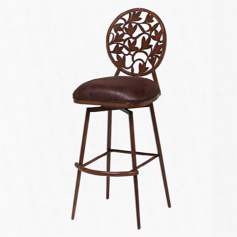 Pastel Brownsville Swivel Counter Stool - Set Of 2