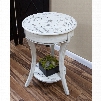 Carolina Forge Chrissy Vintage French Script Accent Table