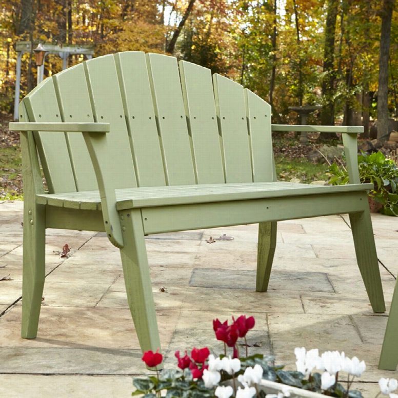 Uwharrie Chair Plaza Two Seat Bench With Back