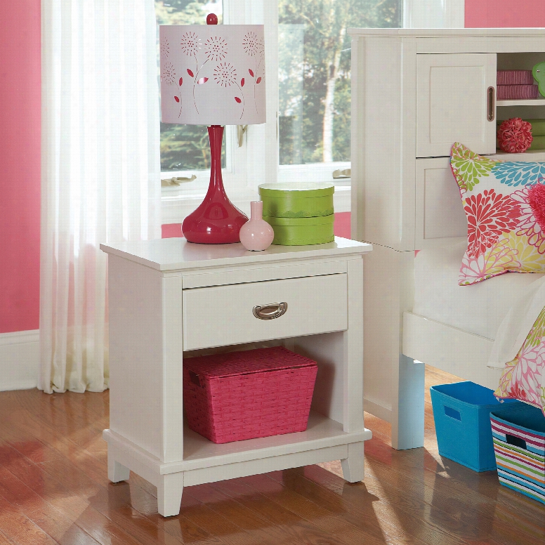 Hillsdale Furniture Bailey Nightstand In White