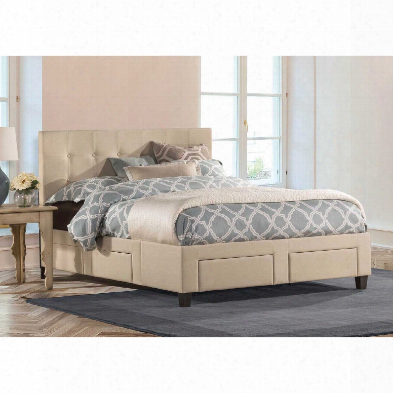 Hillsdale Furniture Duggan 6 Drawer Storage Bed King Size