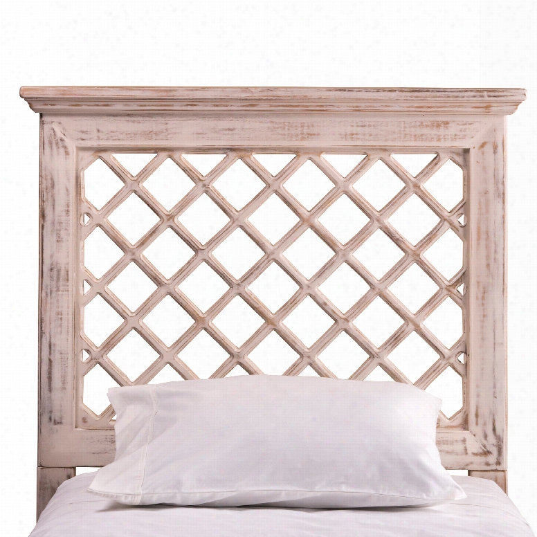 Hillsdale Furniture Kuri Headboard In Distressed White Twin Size