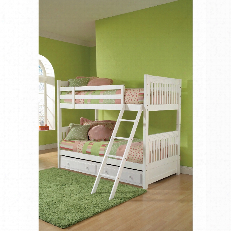 Hillsdale Furniture Lauren Twin Over Twin Storage Bunk Bed