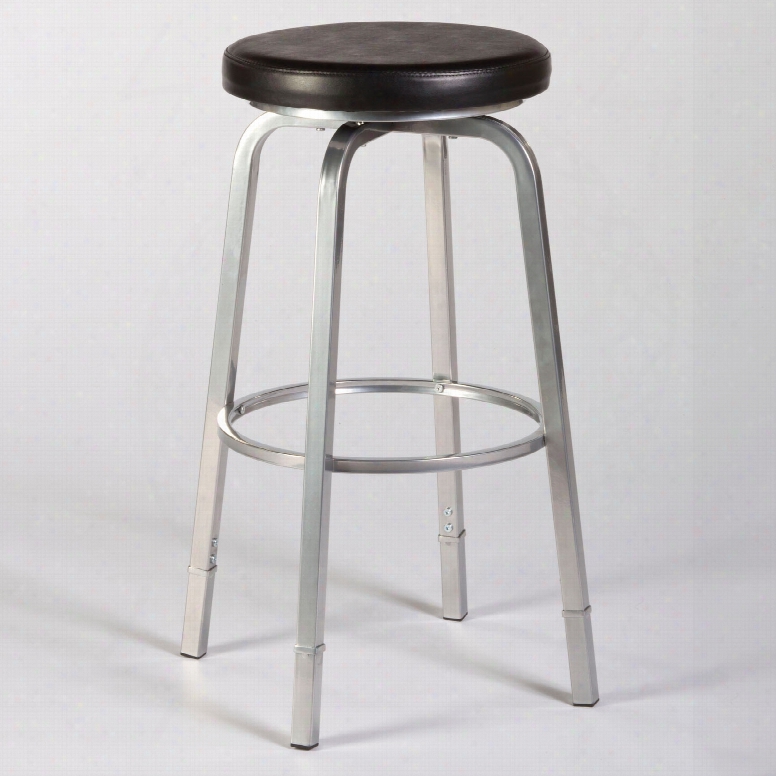 Hillsdale Furniture Neeman Backless Adjustable Height Stool With Nested Leg