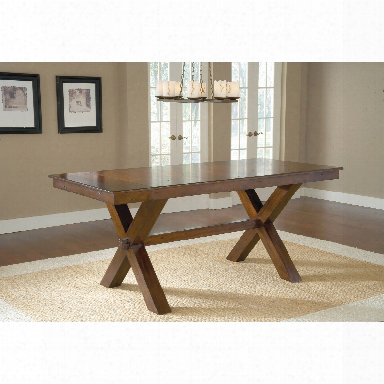 Hillsdale Furniture Park Avenue Counter Height Trestle Table
