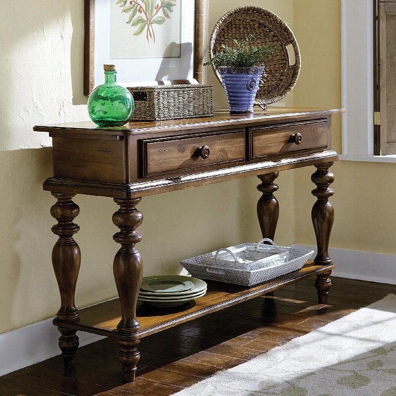 Hillsdale Furniture Pine Island Sideboard In Dark Pine