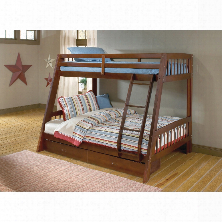 Hillsdale Furniture Rockdale Bunk Bed In Cherry