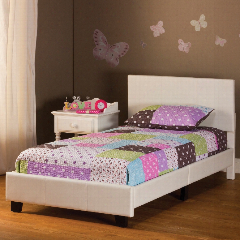 Hillsdale Furniture Springfield Twin Bed In A Box In White Polyurethane