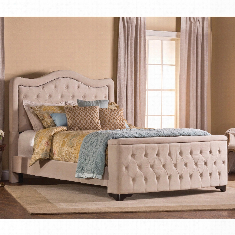 Hillsdale Furniture Trieste Storage Bed In Buckwheat King Size