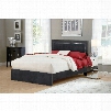 Hillsdale Furniture Amber Fabric Upholstered Bed in Pewter King Size