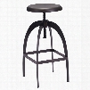 Zuo Era Aristotle Barstool in Antique Black