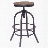 Zuo Era Twin Peaks Counter Stool in Distressed Natural