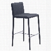 Zuo Modern Confidence Counter Chair in Black - Set of 2