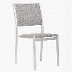 Zuo Modern Metropolitan Dining Chair in Brushed Aluminum