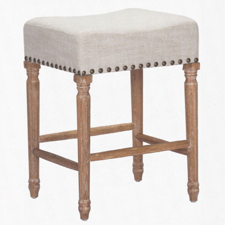 Zuo Era Anaheim Counter Stool In Beige - Impart Of 2