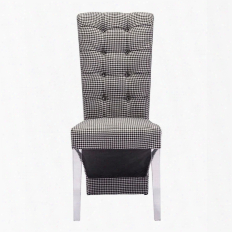 Zuo Era Waldorf Houndstooth Dining Chair