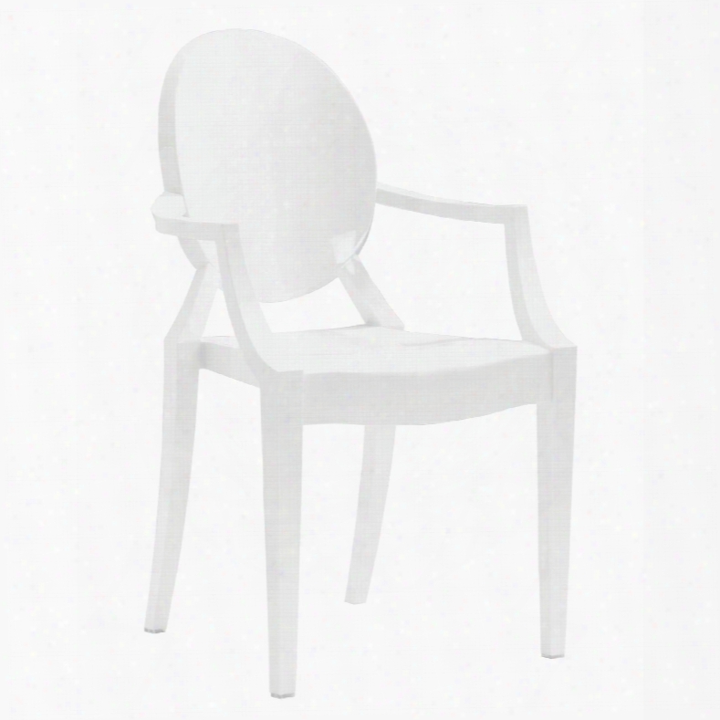 Zuo Modern Anime Dining Arm Chair In White - Set Of 4