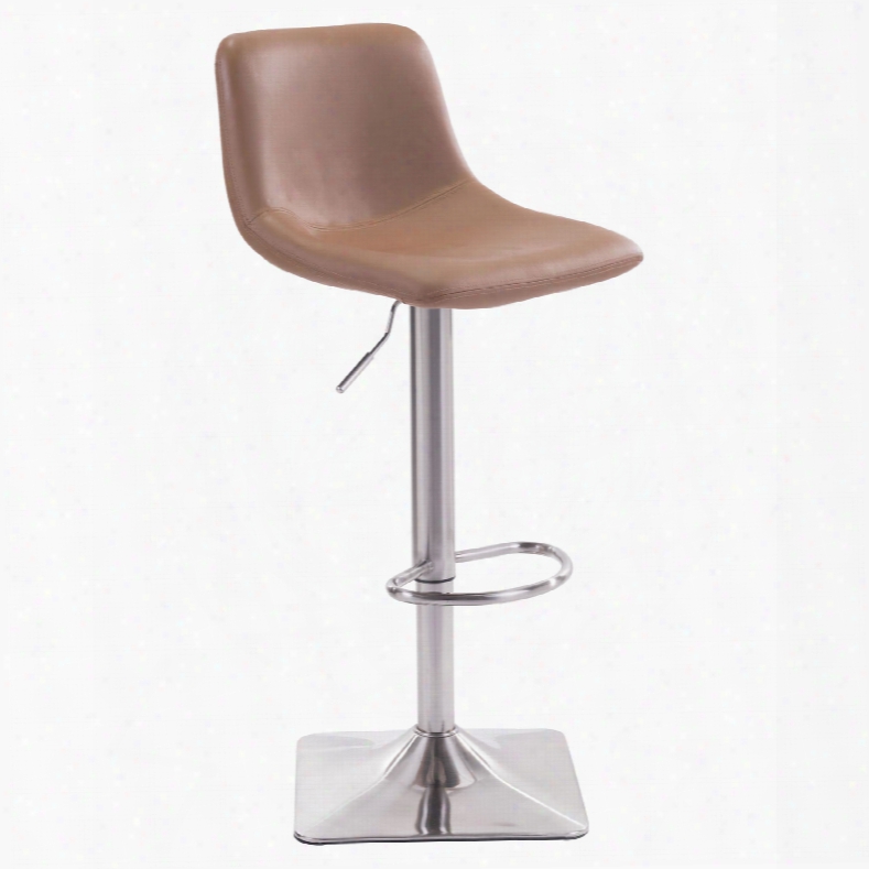 Zuo Modern Cougar Bar Chair In Taupe