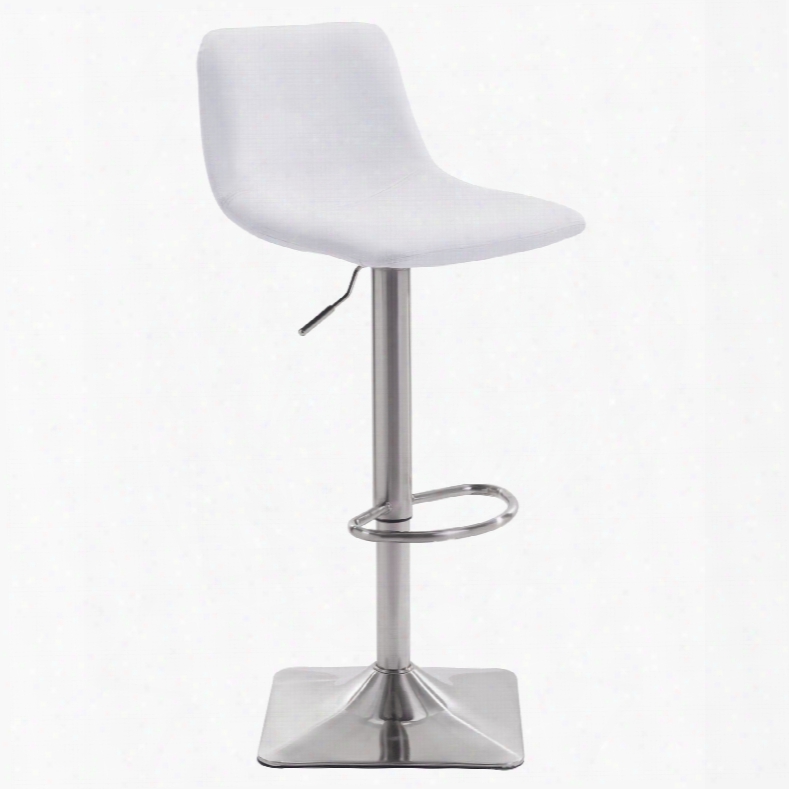 Zuo Modern Cougar Bar Chair In White