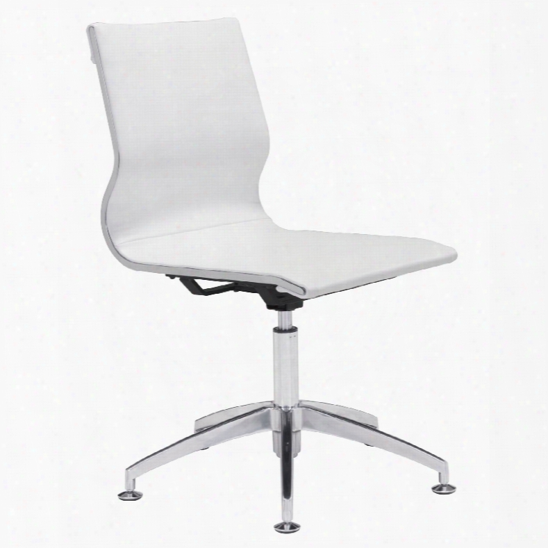 Zuo Modern Glider Connference Chair Im White