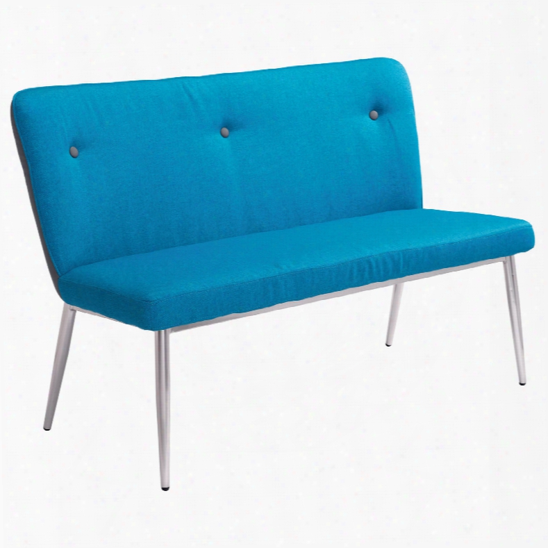 Zuo Modern Hope Bench In Blue And Gray