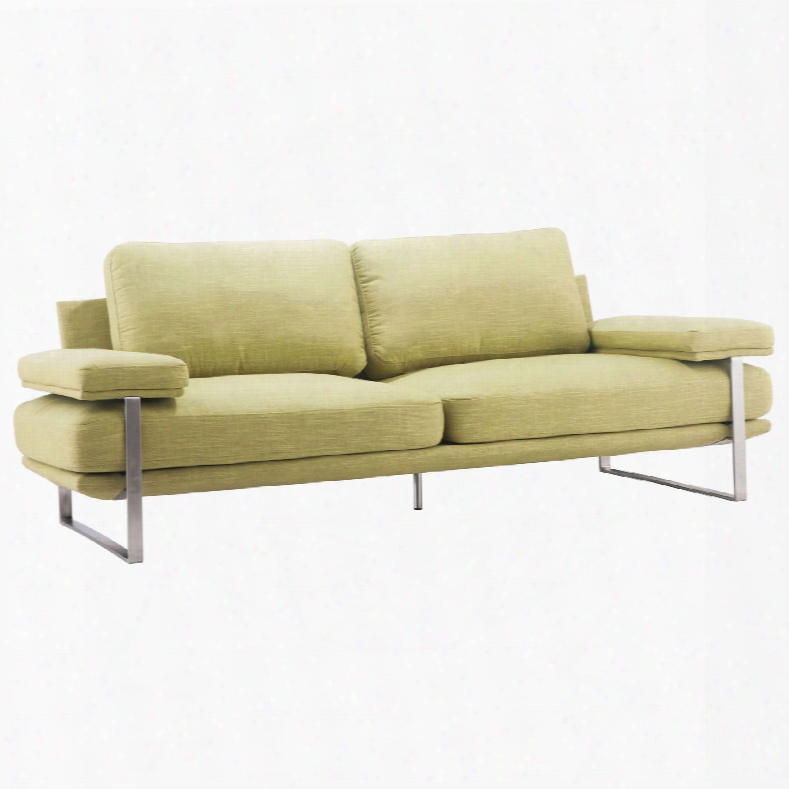 Zuo Modern Jonkoping Sofa In Lime