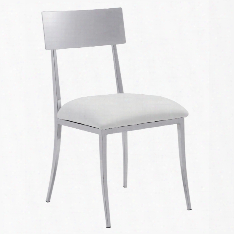 Zuo Modern Mach Dining Chair In White - Set Of 4