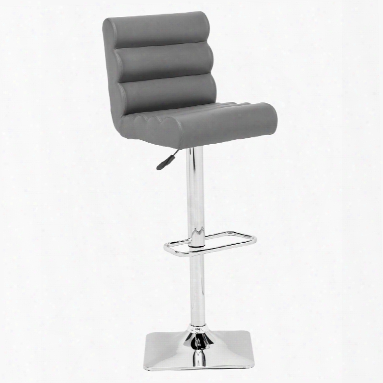 Zuo Modern Nitro Bar Chair In Gray