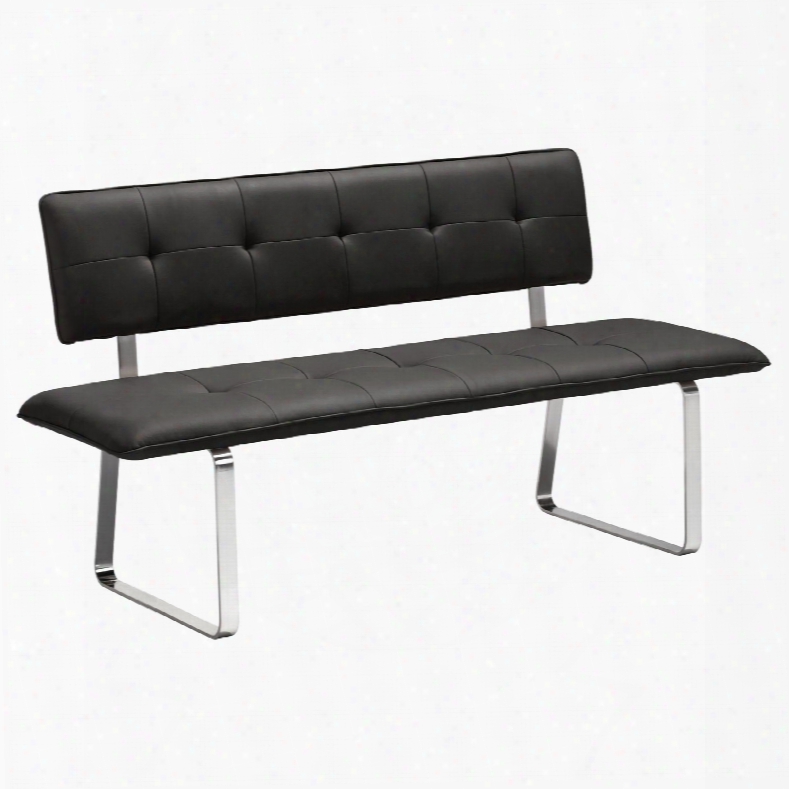 Zuo Modern Nouveau Bench In Black