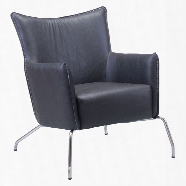 Zuo Modern Ostend Occasional Chair In Black