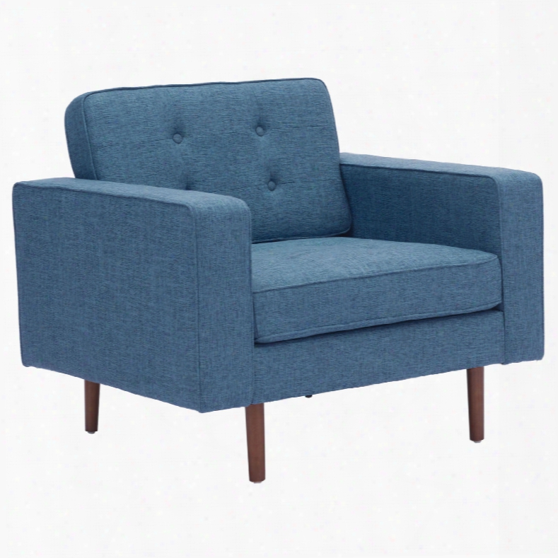 Zuo Modern Puget Arm Chair In Blue