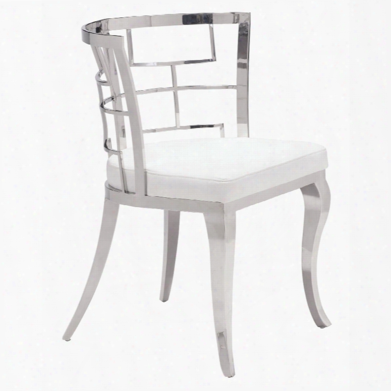 Zuo Modern Quince Dining Chair In White - Set Of 2