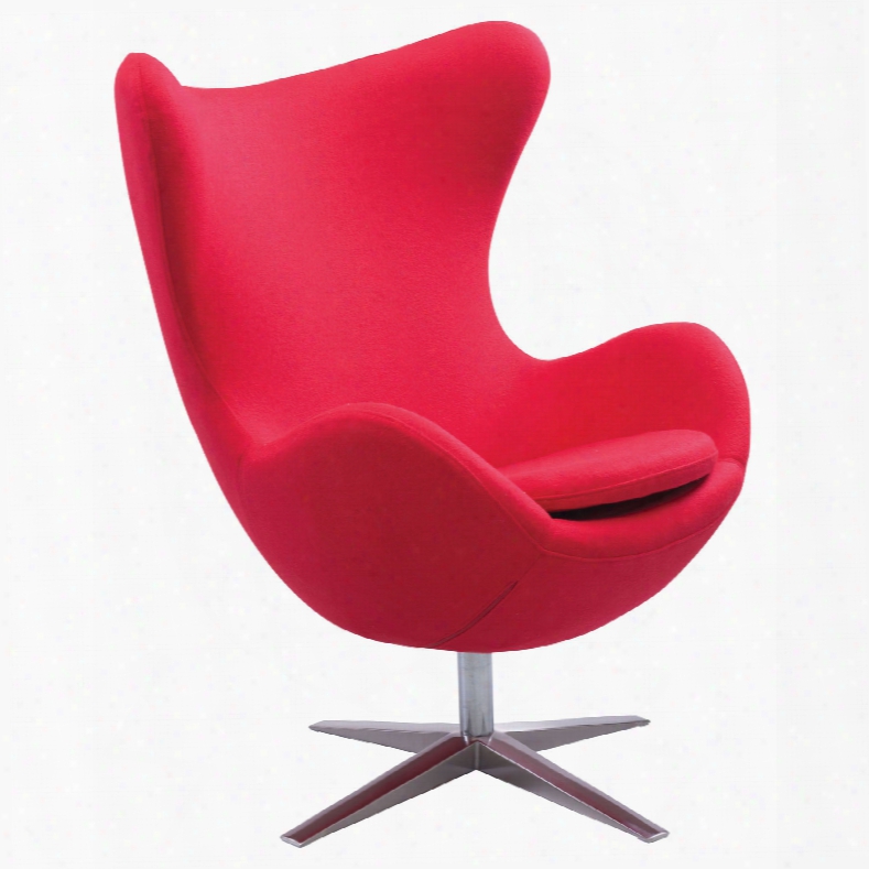 Zuo Modern Skien Arm Chair In Red