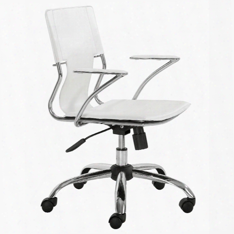 Zuo Modern Trafico Office Chair In White