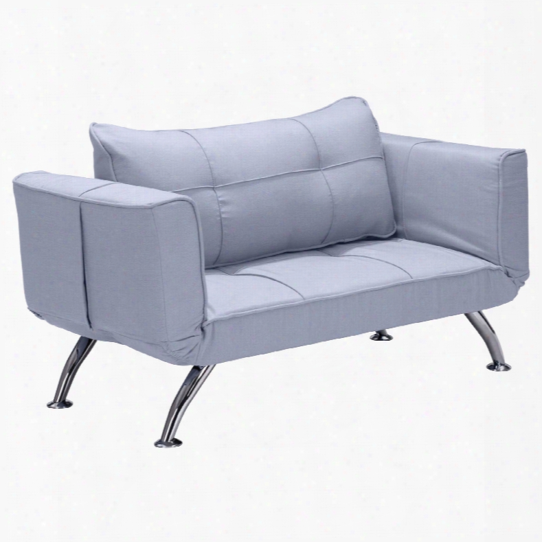 Zuo Modern Tranquility Sleeper Settee In Sky