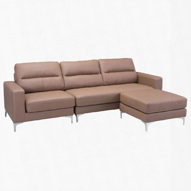 Zuo Modern Versa Sectional In Brown