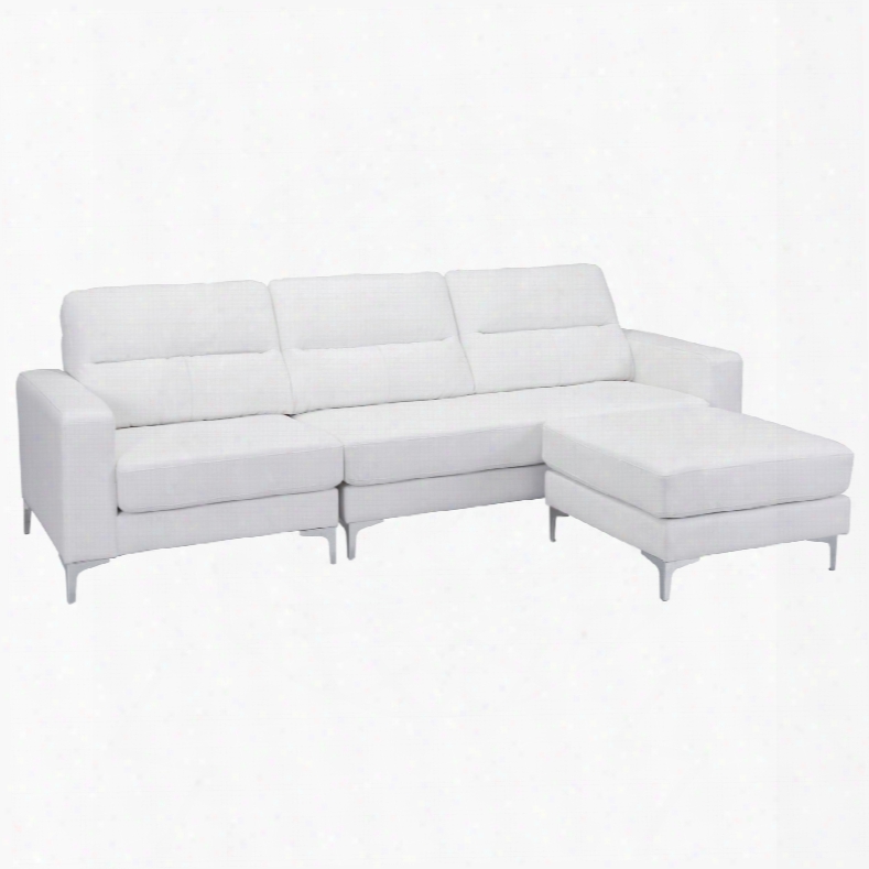 Zuo Modern Versa Sectional In White