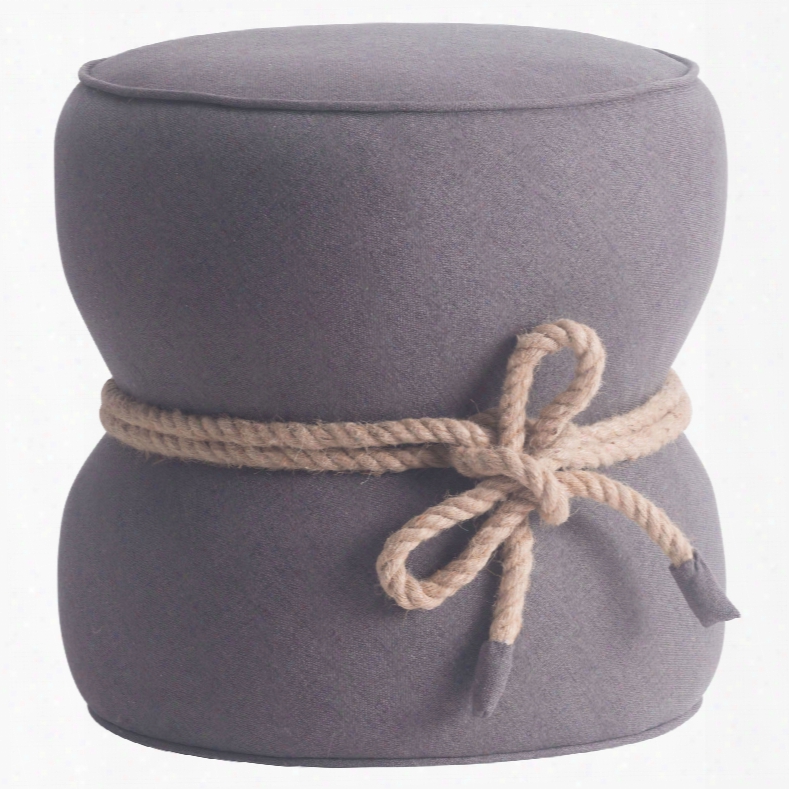 Zuo Pure Tubby Ottoman In Gray