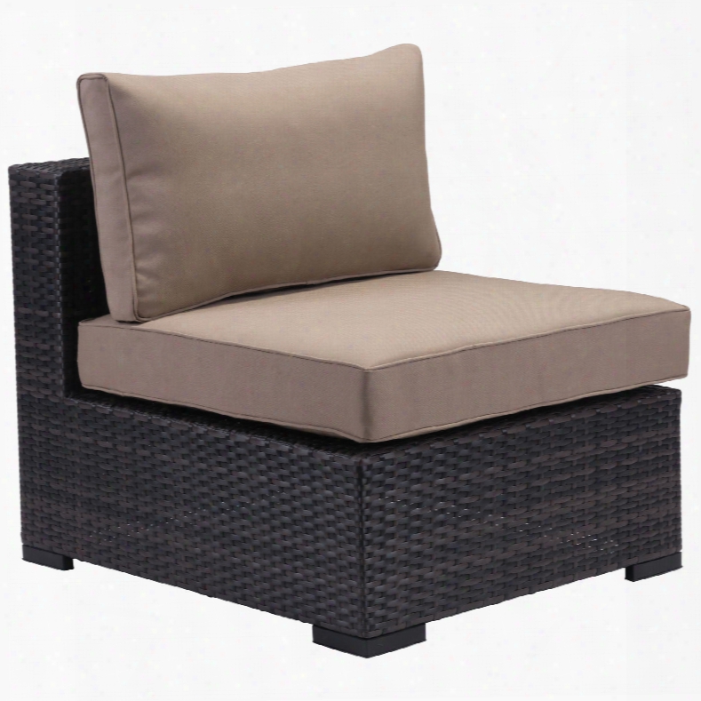 Zuo Vive Bocagrande Middle Chair In Brown