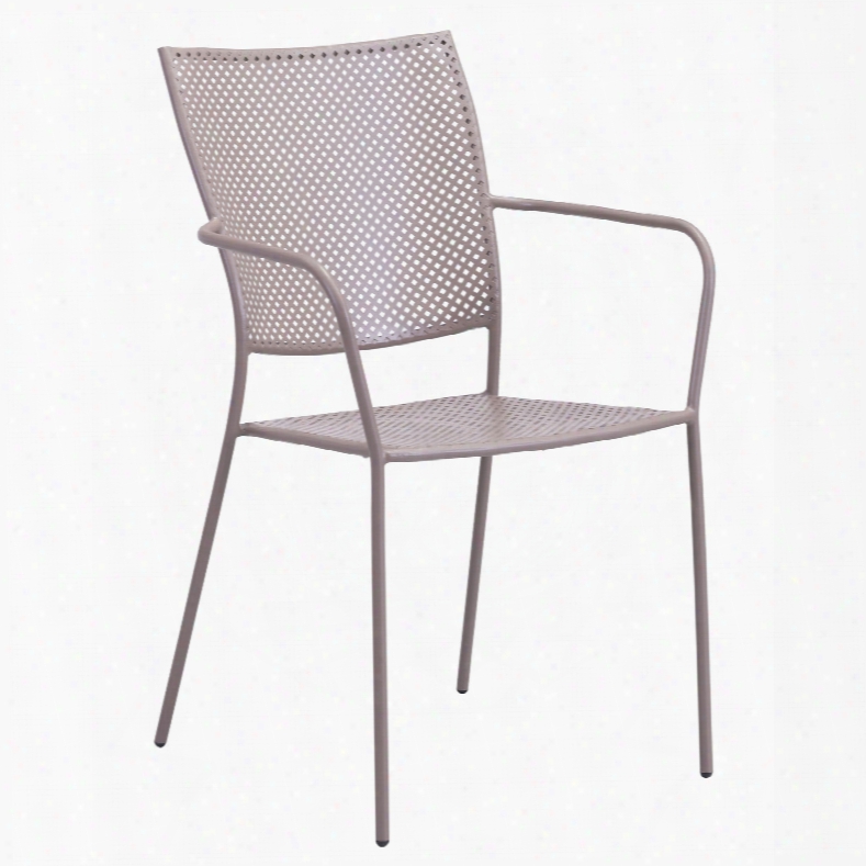 Zuo Vive Pom Dining Chair In Taupe - Set Of 2