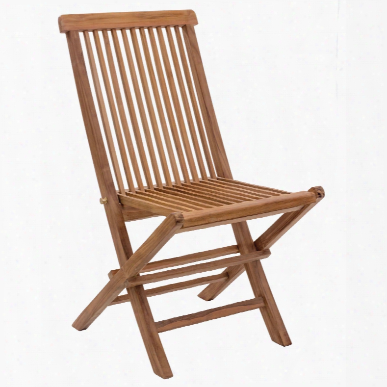Zuo Vive Regatta Folding Chair In Natural - Set Of 2