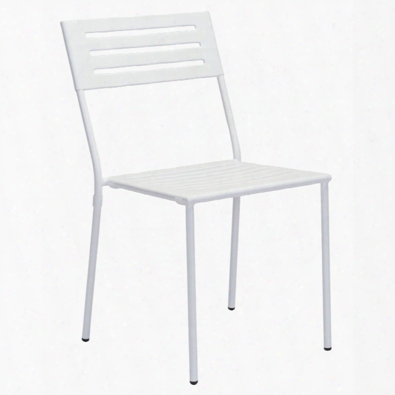 Zuo Vive Wald Dining Chair In White - Set Of 2