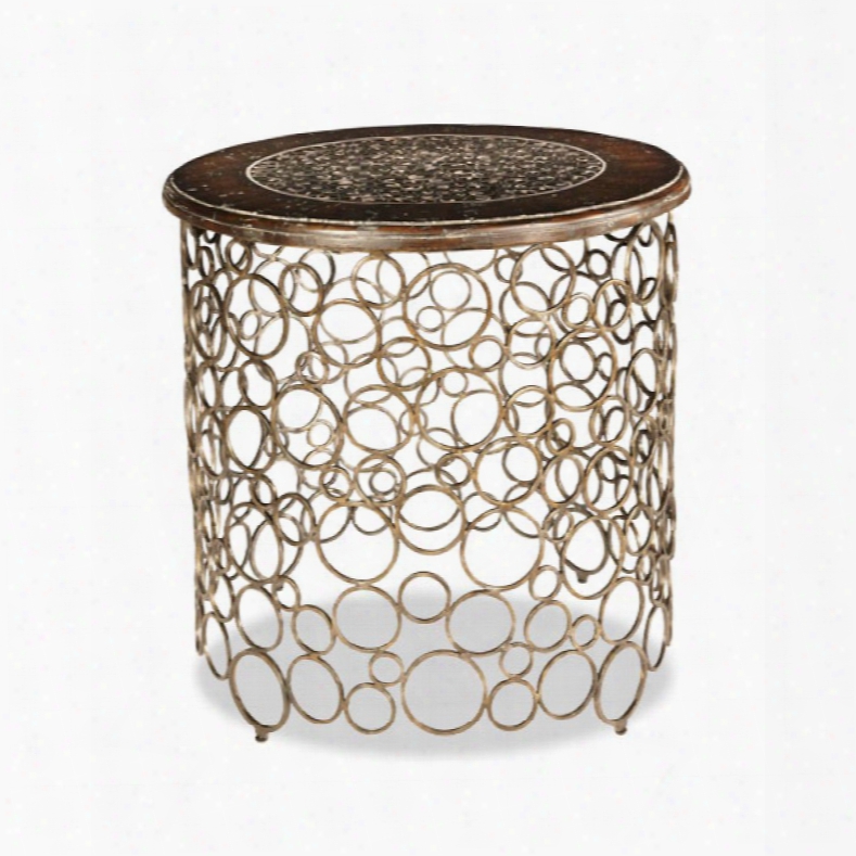 Aico Discoveries Round Circle Base Entry Table By Michael Amini