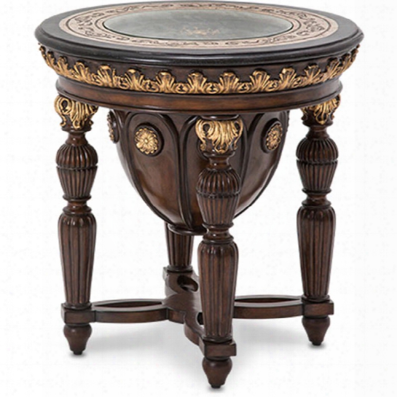 Aico Discoveries Versailles Round End Table