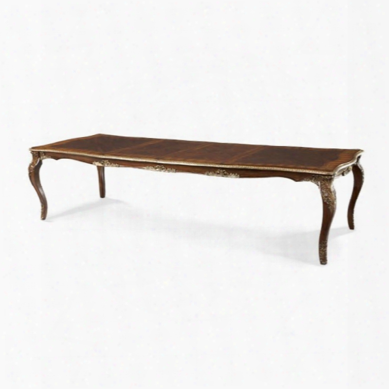 Aico Imperial Court Rectangular Leg Dining Table By Michael Amini